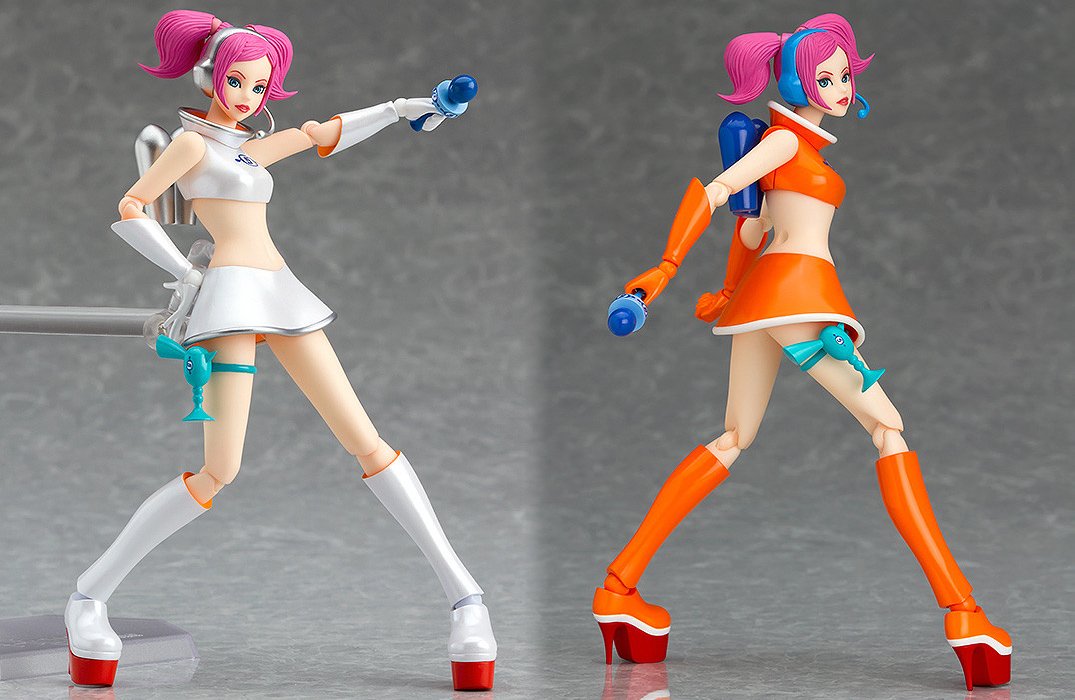 Ulala from Space Channel 5 gets two groovy figmas