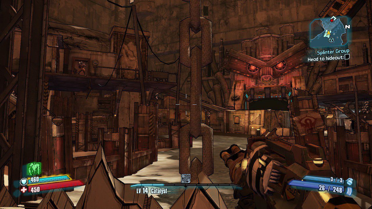 A screenshot of Borderlands 2 Switch