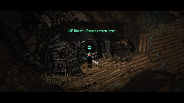 A "WIP Quest" in Death Trash