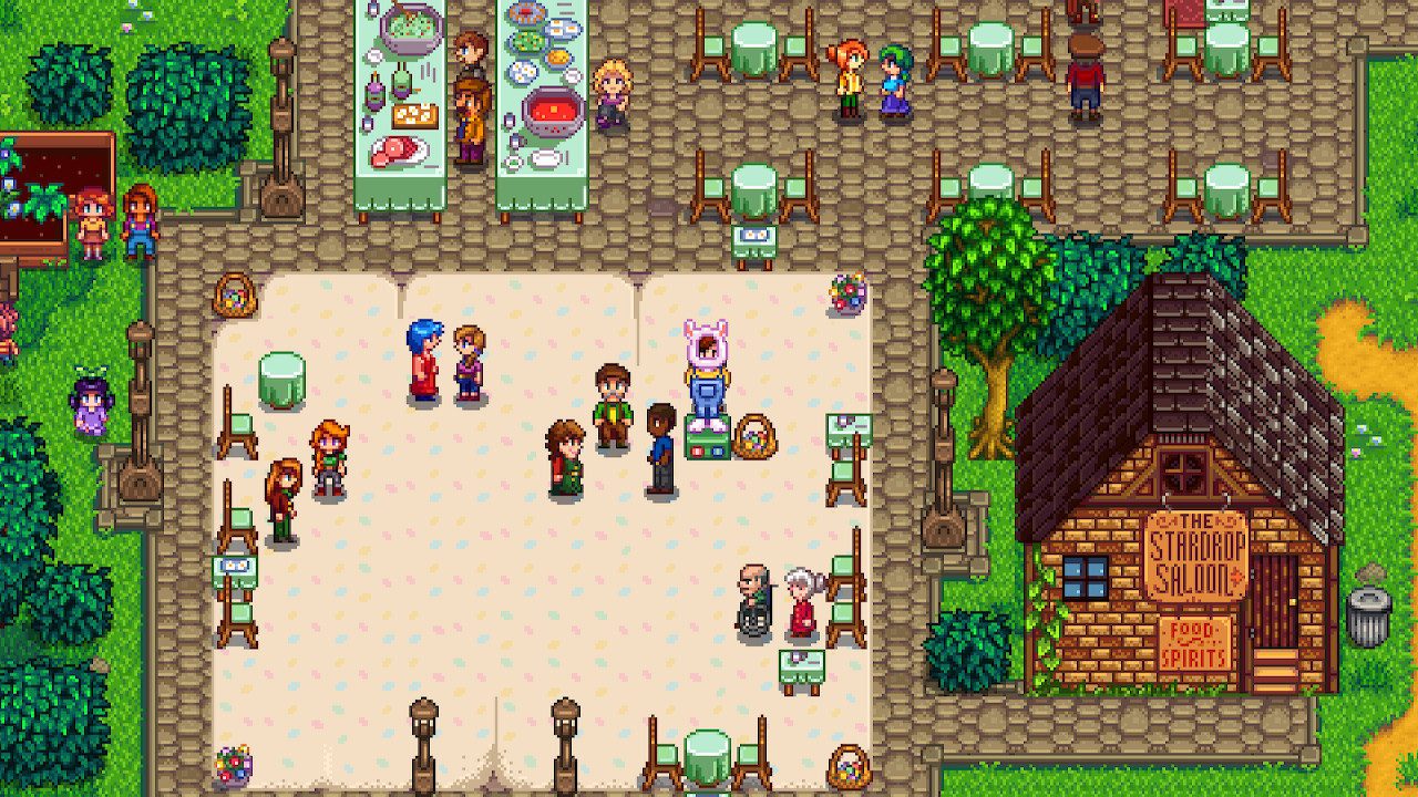 The Egg Festival in Stardew Valley