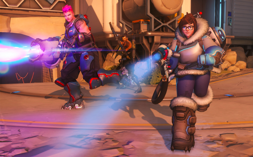 Mei and Zarya in Overwatch