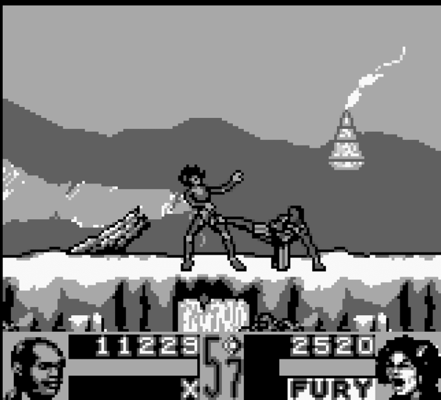 Shaq Fu on Gameboy