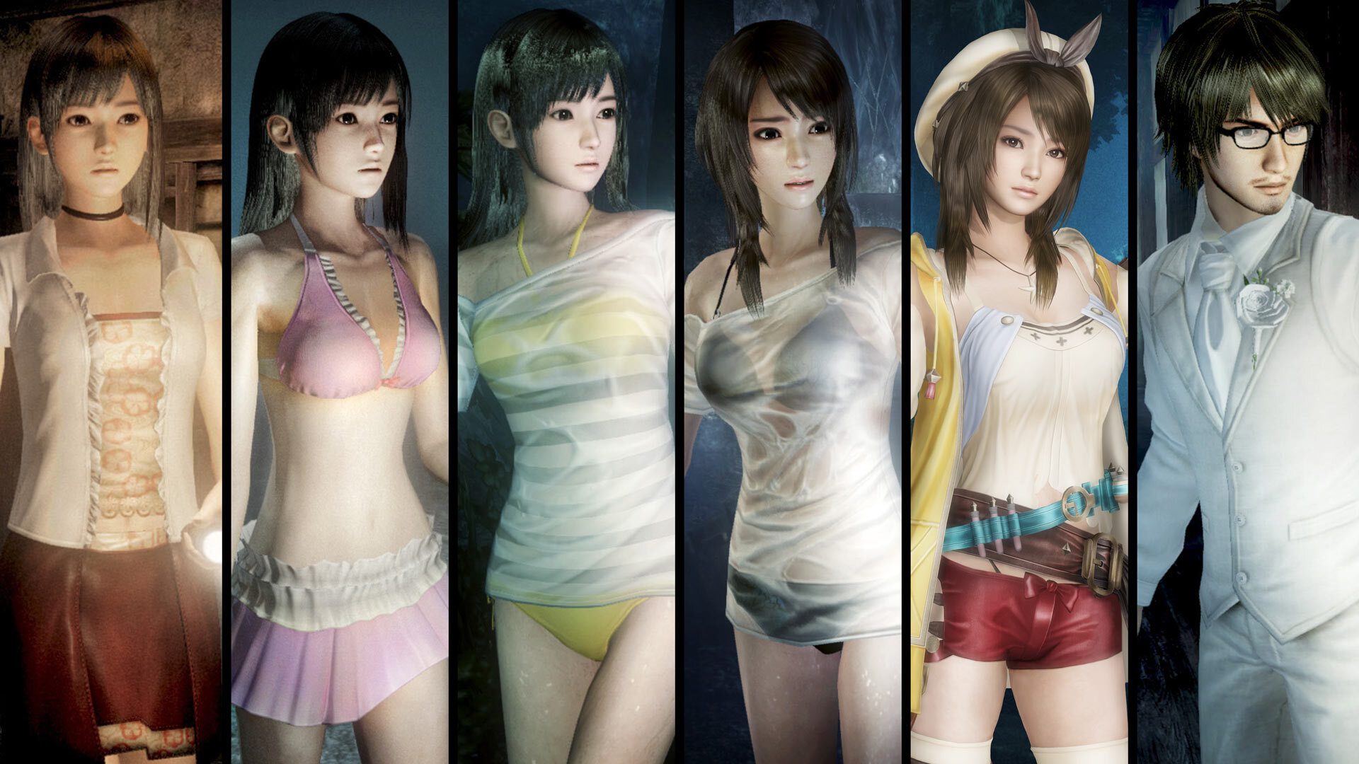 Fatal Frame: Maiden of Black Water alternate costumes