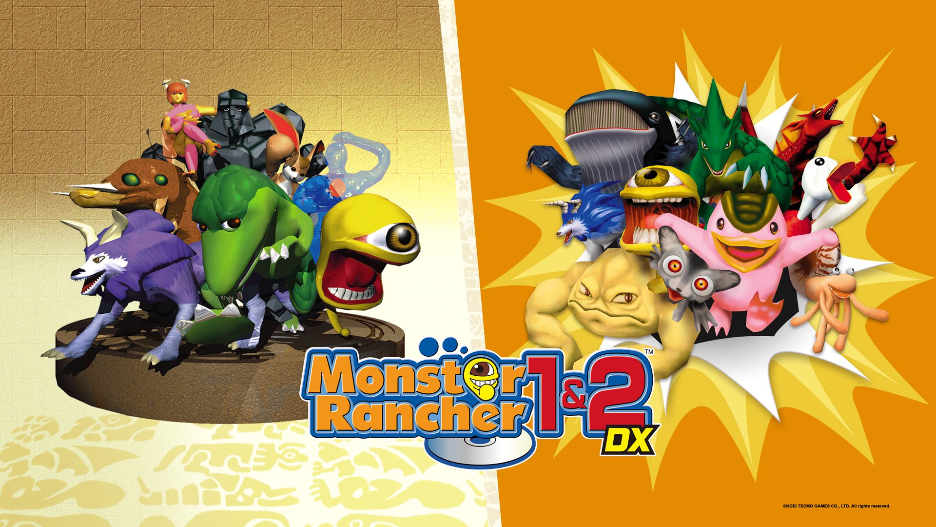 Monster Rancher 1 & 2 DX art