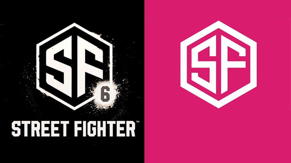 Street Fighter 6 stock logo comparison