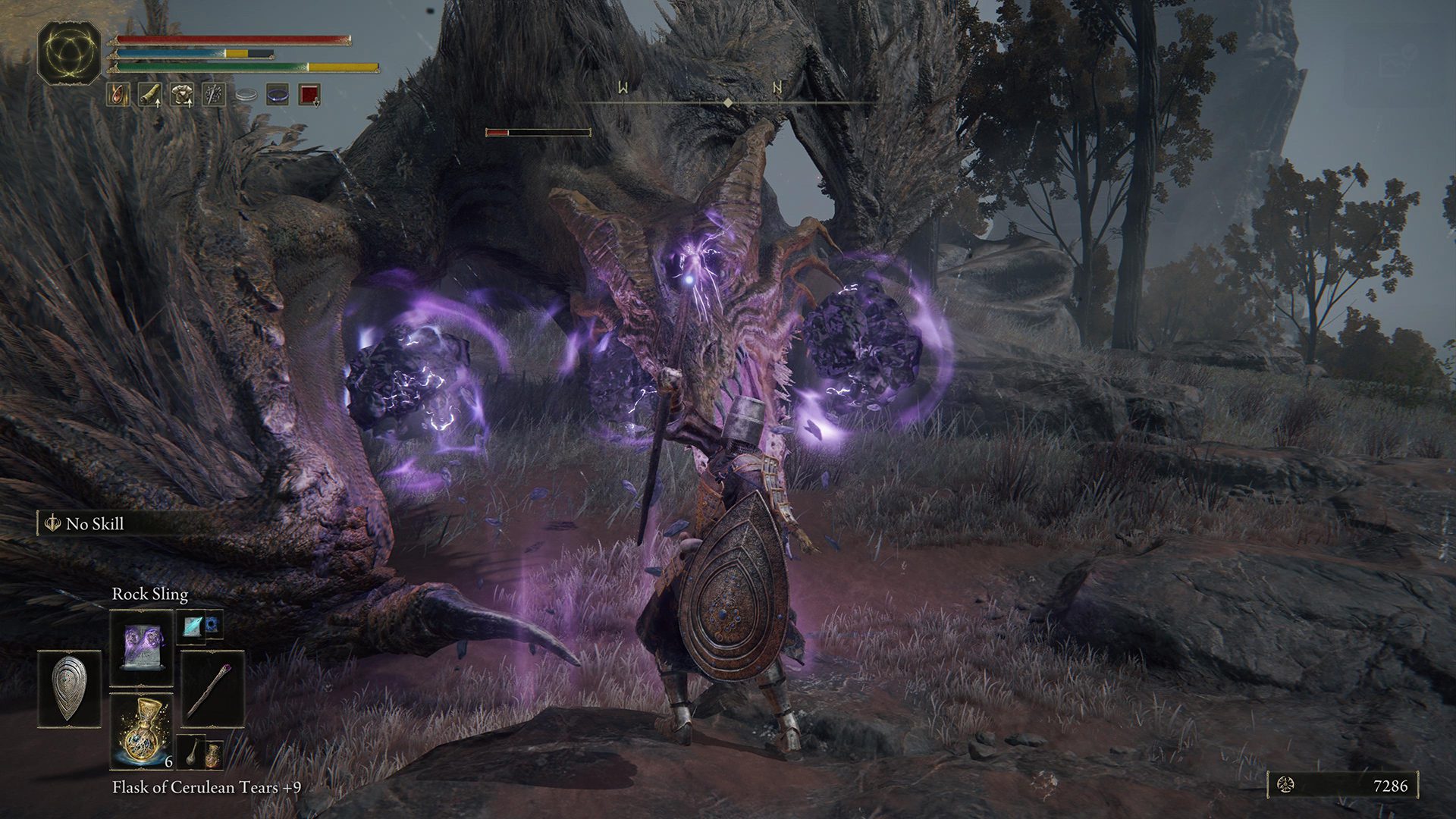 Elden Ring Rock Sling Sorcery screenshot