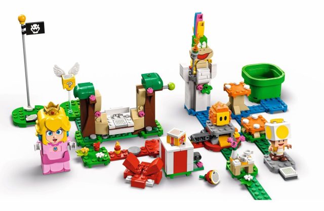 lego super mario princess peach starter