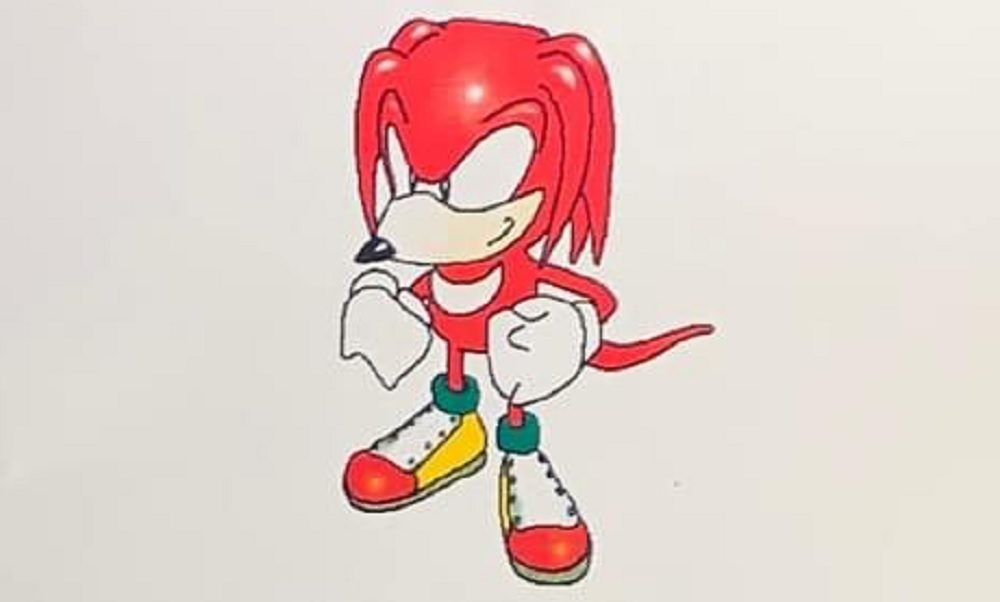 sega sonic the hedgehog knuckles concept