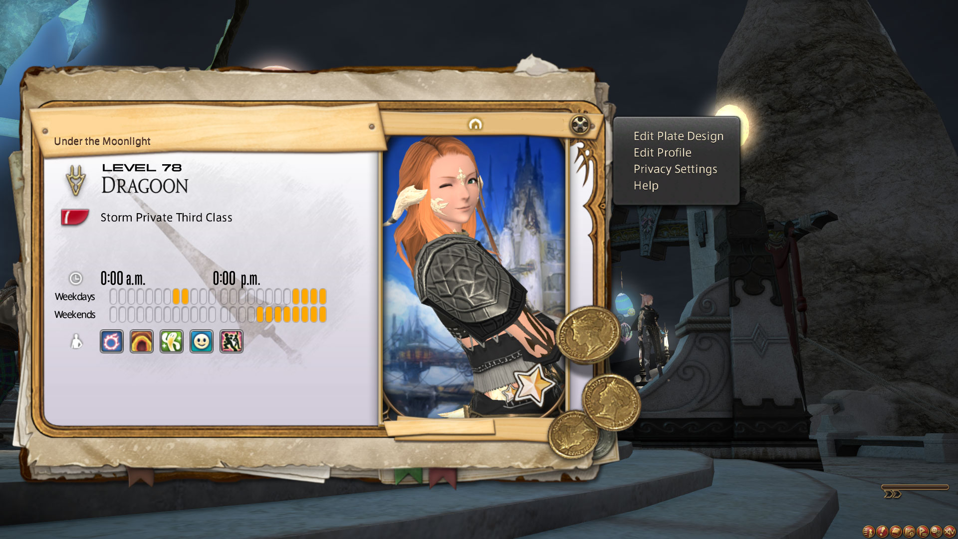 Final Fantasy XIV adventurer plates