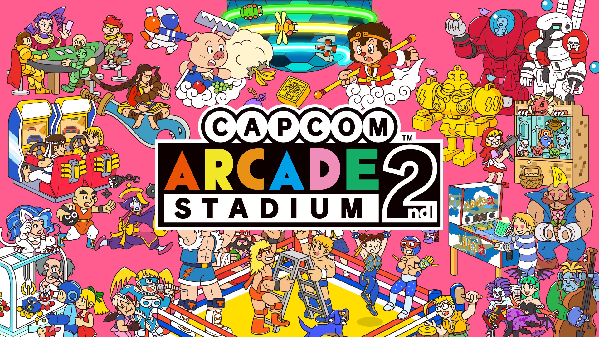 capcom arcade 2nd stadium game list trailer