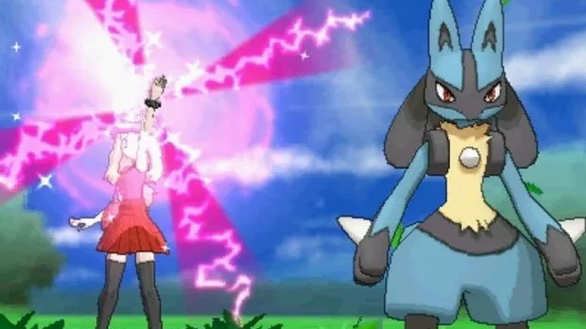 Pokemon X and Y mega evolve