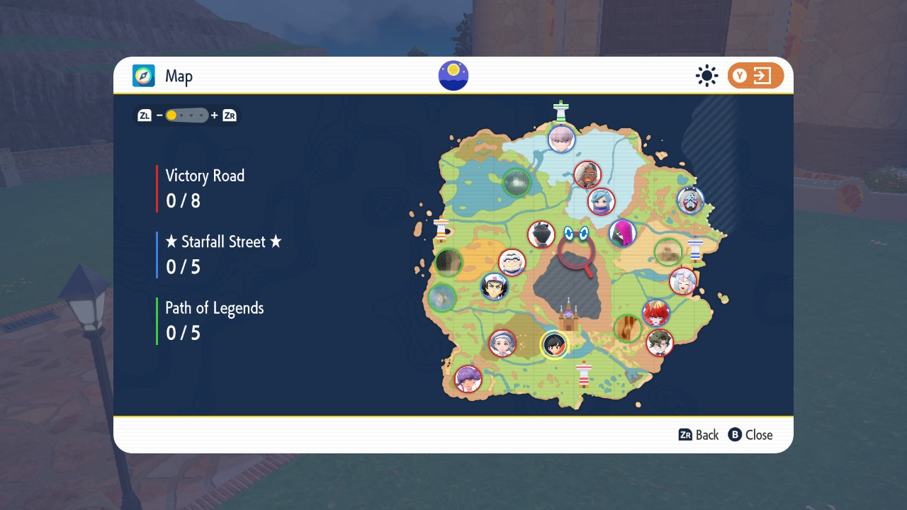 Which storyline should you choose first in Pokemon Scarlet & Violet world map