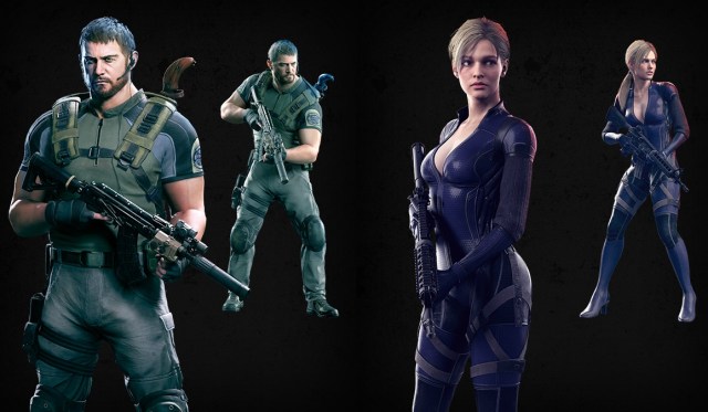 resident evil jill chris skins