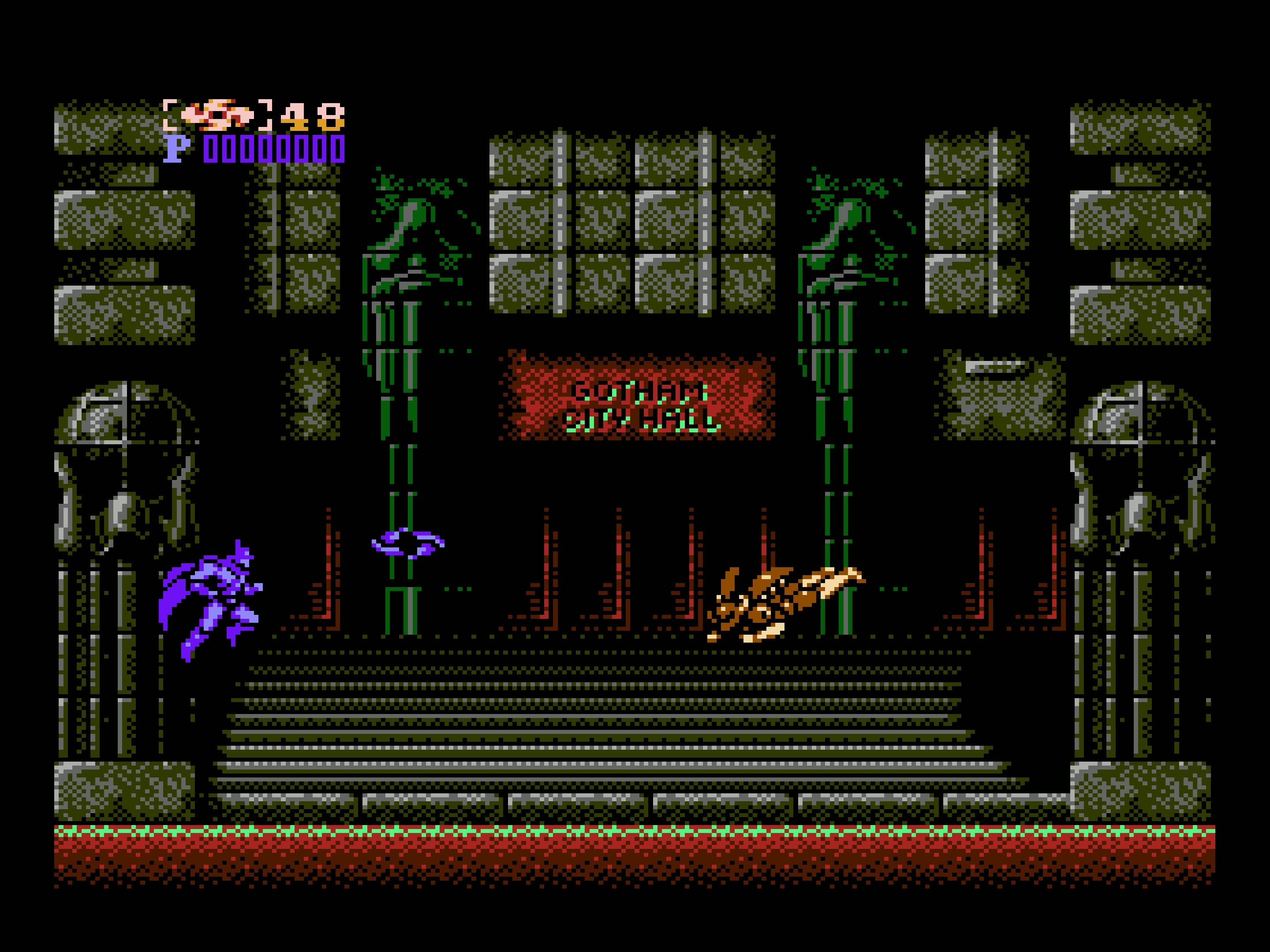 NES Batman Gotham Fight