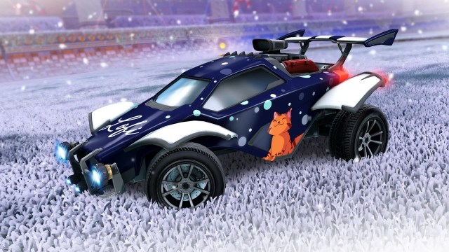 rocket league lofi kitty decal