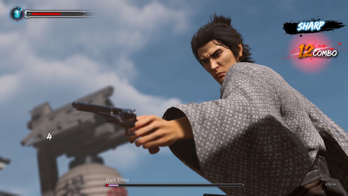 Like a Dragon Ishin combat