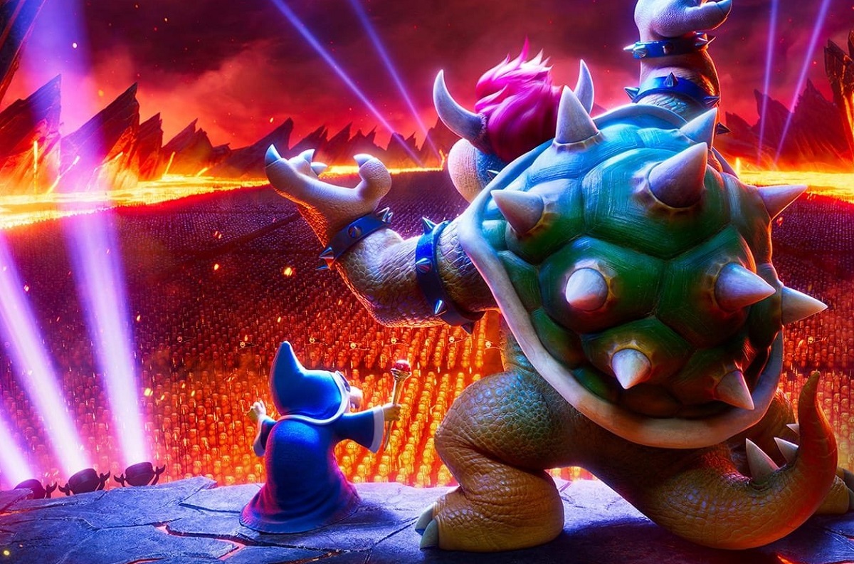 mario bros. movie posters new illumination bowser