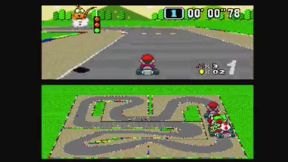 super mario kart best snes games