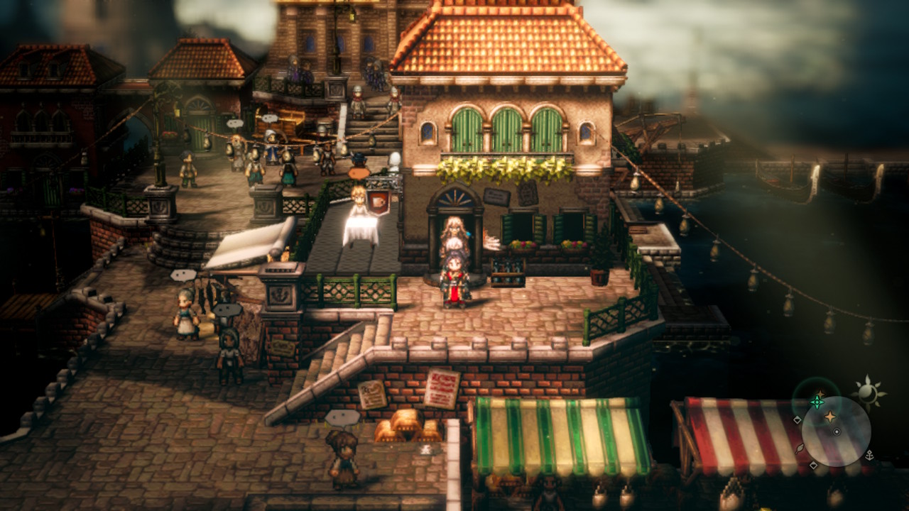 Octopath Traveler 2 change party leader