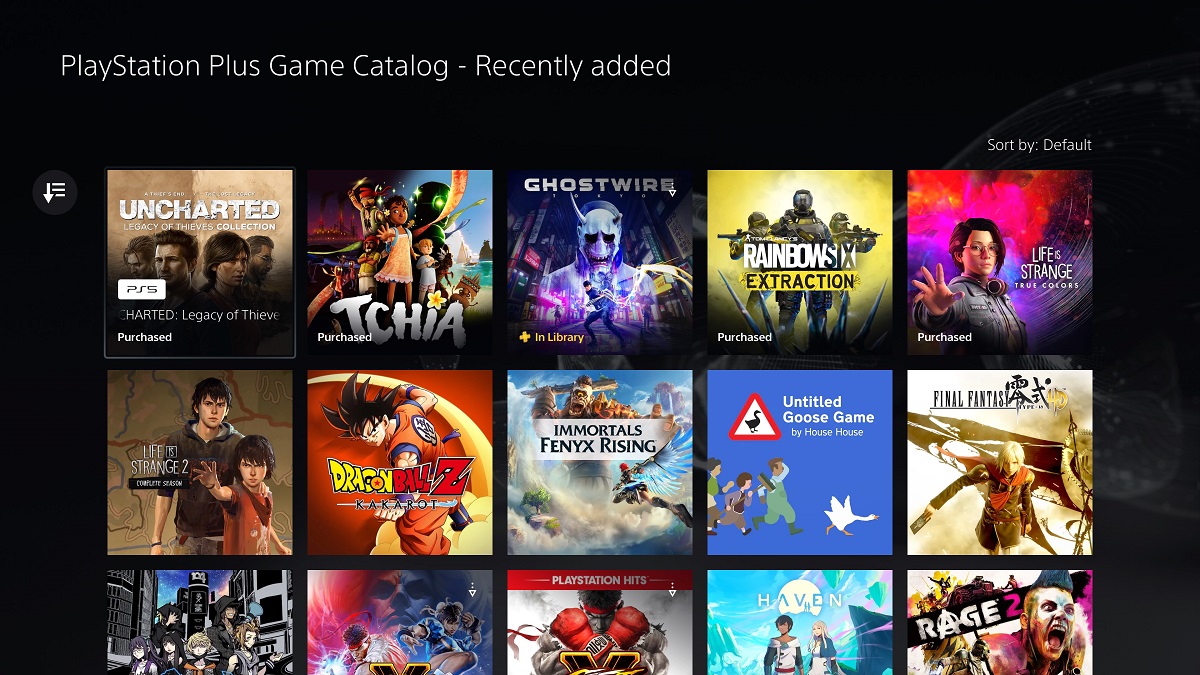 PlayStation Plus Game Catalog