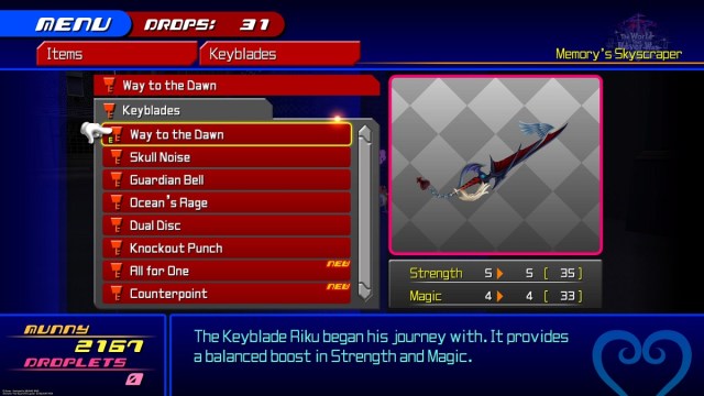 Way To The Dawn Kingdom Hearts Best Keyblades