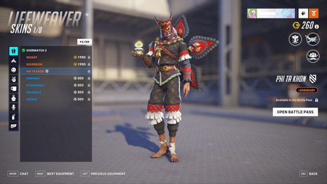 Phi Ta Khon Lifeweaver hero skin Overwatch 2