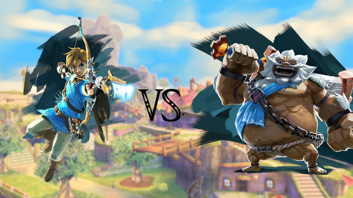 The Legend of Zelda fighting game