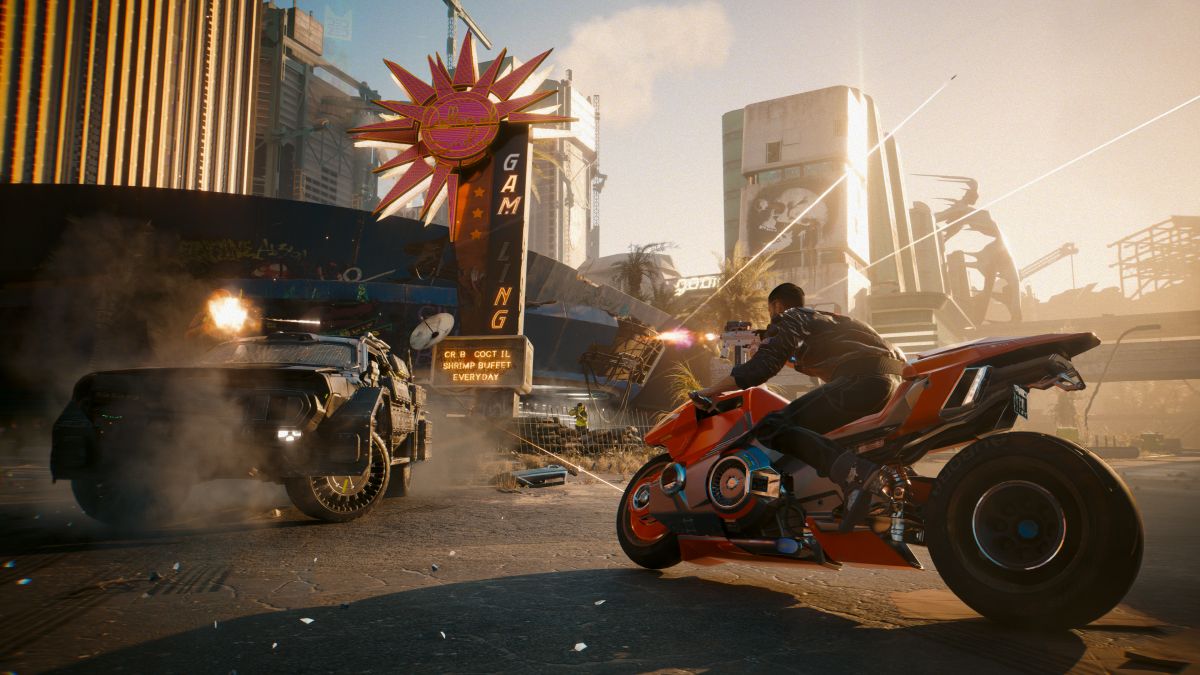 Cyberpunk 2077 DLC preview at SGF vehicles