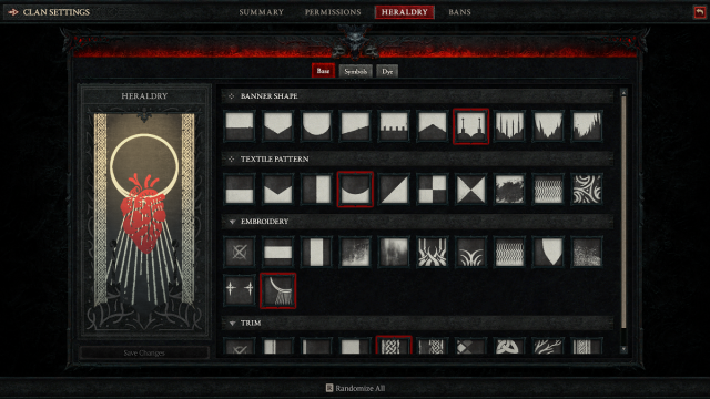 Diablo 4 Clan Heraldry