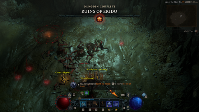 Diablo 4 Ruins of Eridu Dungeon Rewards