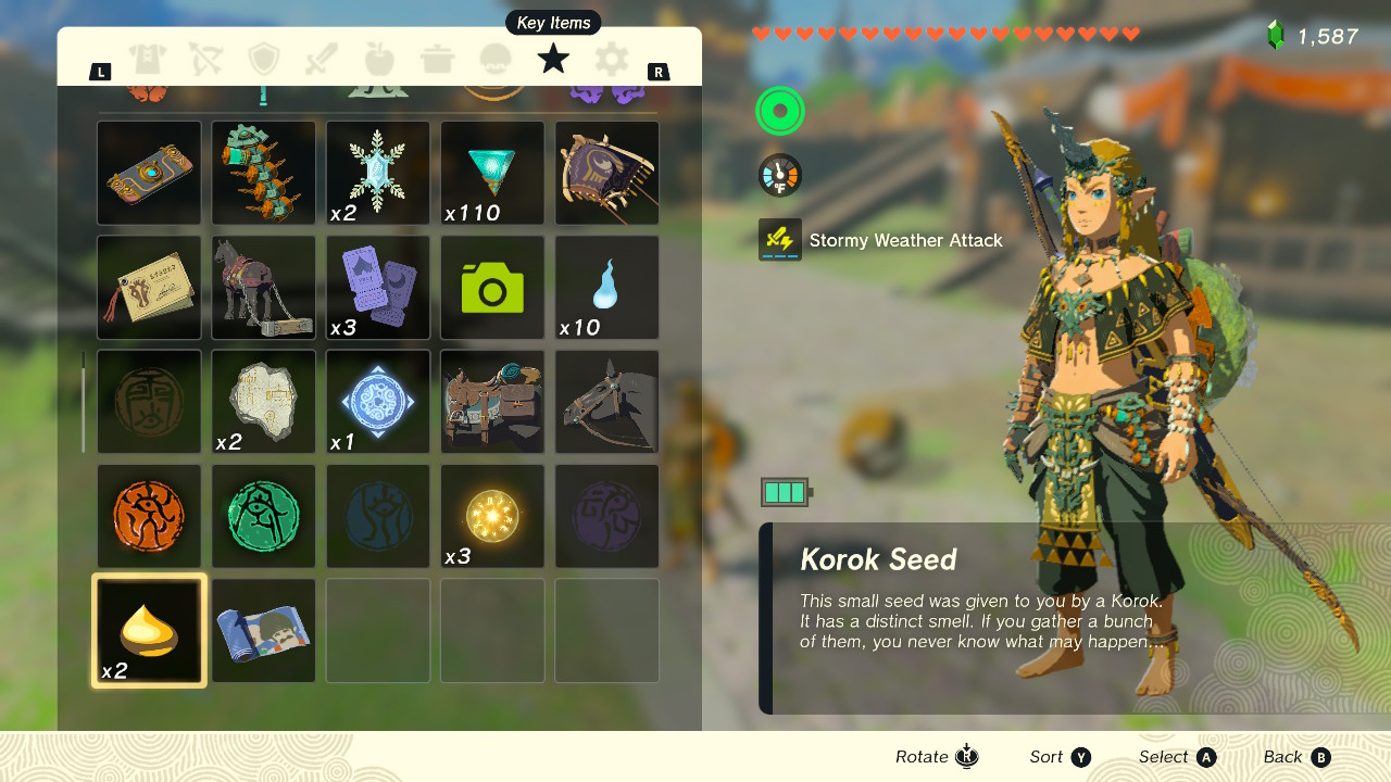 How many Korok Seeds are in Tears of the Kingdom?