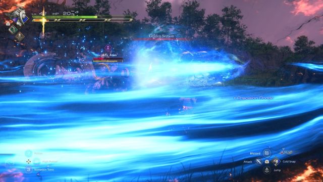 Atlus using the Golden Section attack