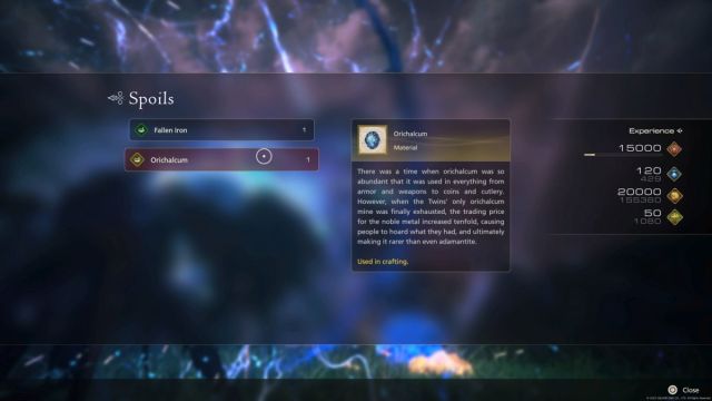 Finding Orichalcum in Final Fantasy XVI