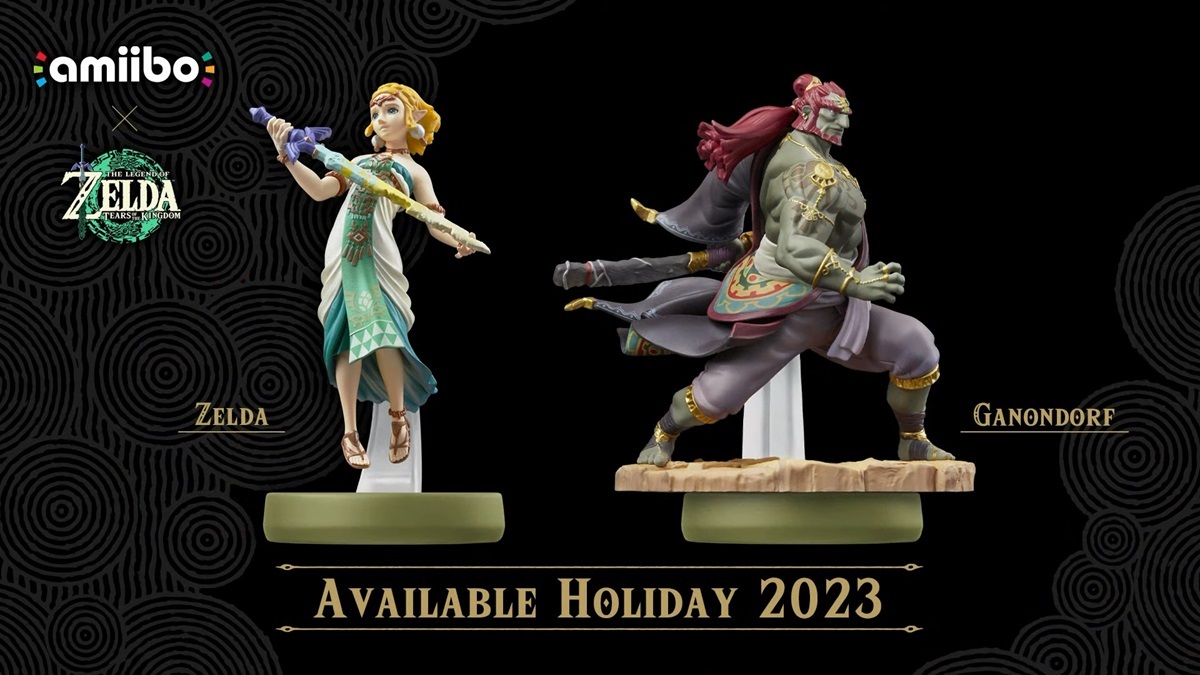 Tears of the Kingdom Zelda and Ganondorf amiibo visuals