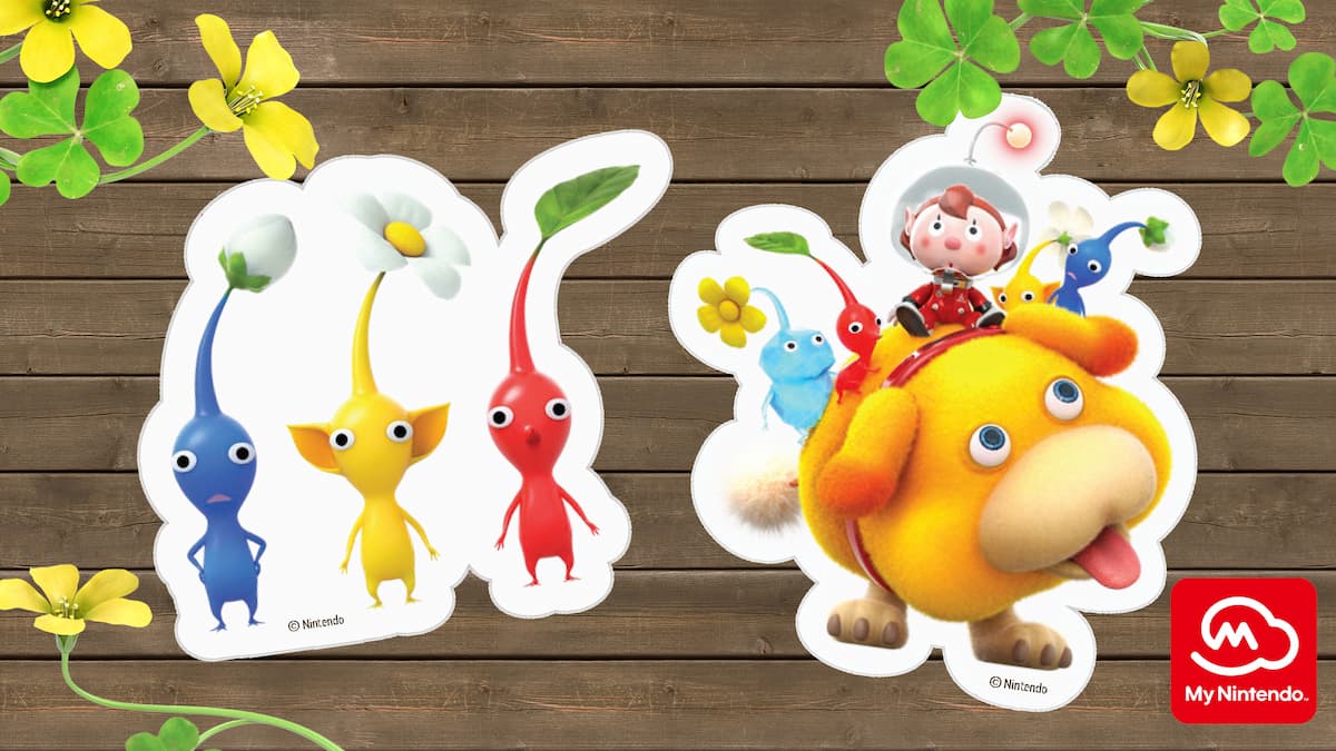 Pikmin 4 My Nintendo reward - stickers