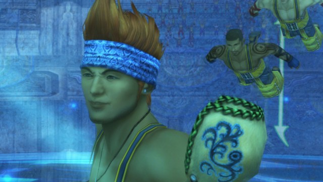 Wakka from FFX playing Blitzball