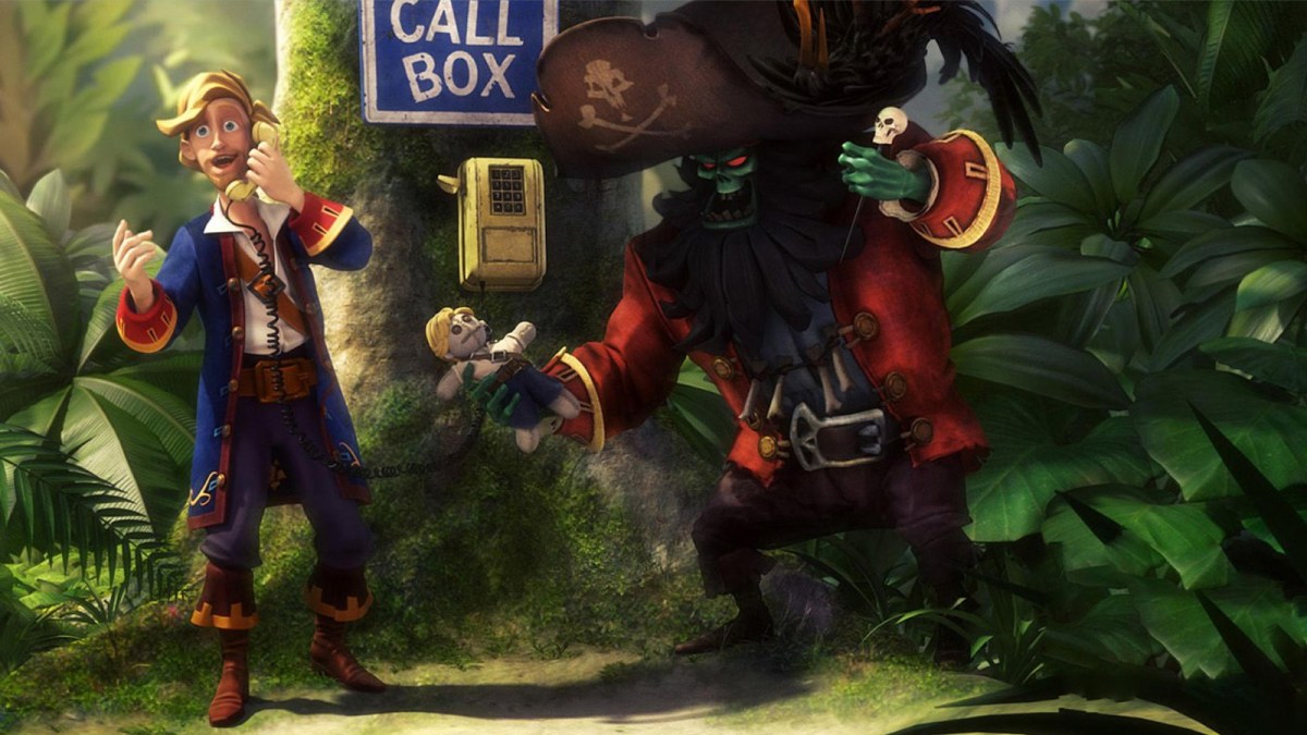 Guybrush Threepwood and LeChuck