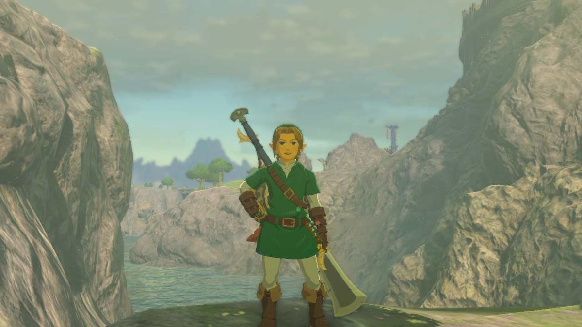 Link wearing Time Armor set in The Legend of Zelda: Tears of the Kingdom.