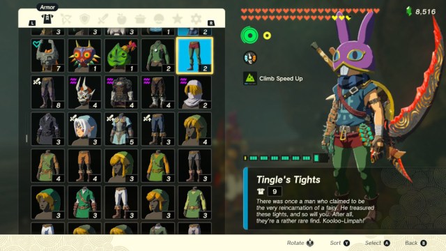Tingle's Tights in The Legend of Zelda: Tears of the Kingdom