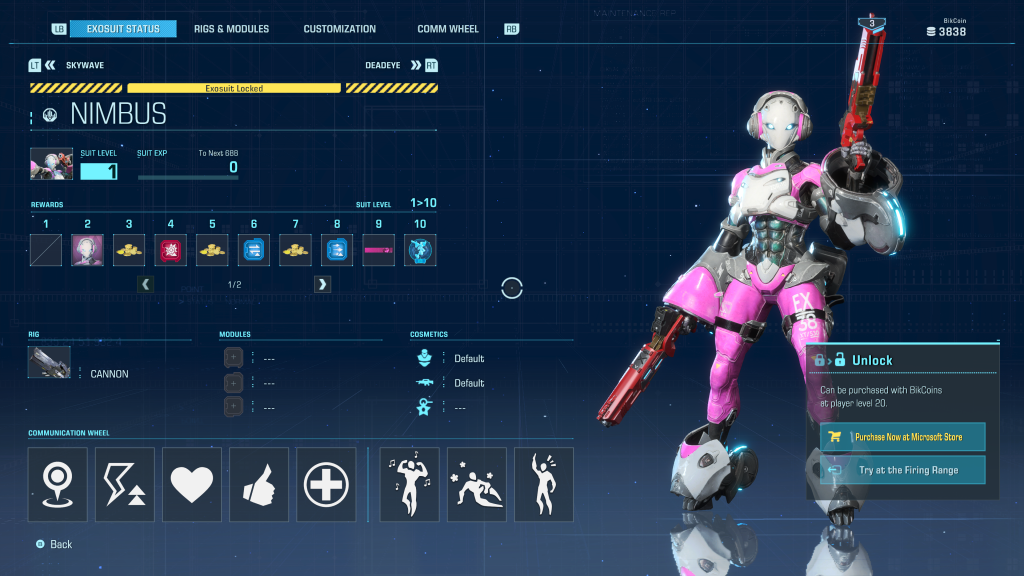 Exoprimal every class unlock details Nimbus