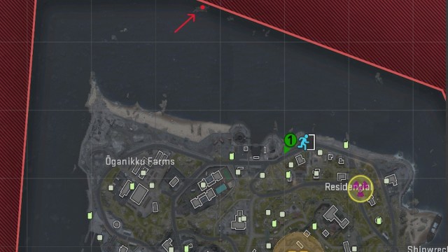 IR Beacons location on Ashika Island