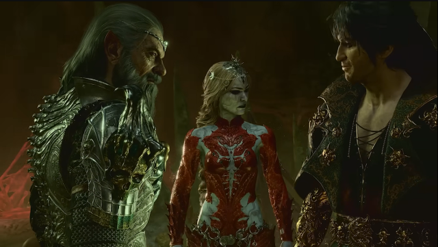 The three villains from Baldur's Gate 3