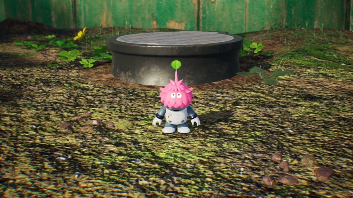 Pink Leafling in Pikmin 4.