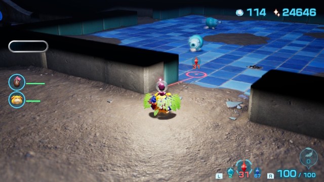 Sublevel 1 in Subzero Sauna in Pikmin 4. 