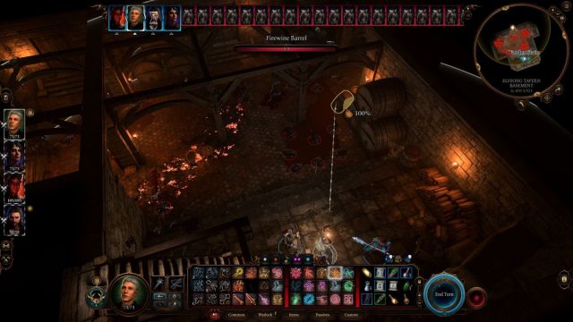 Baldur's Gate 3 Elfsong basement rat fight