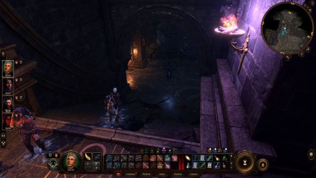 Baldur's Gate 3 Displacer beast in Gauntlet of Shar