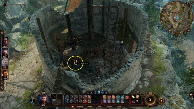 Brakes for windmill in Baldur's Gate 3