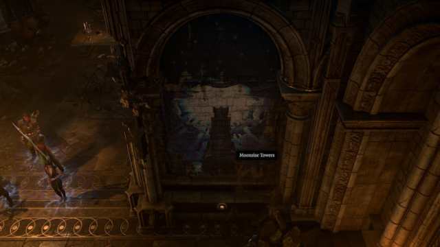 BG3 Thorm Mausoleum Moonrise painting