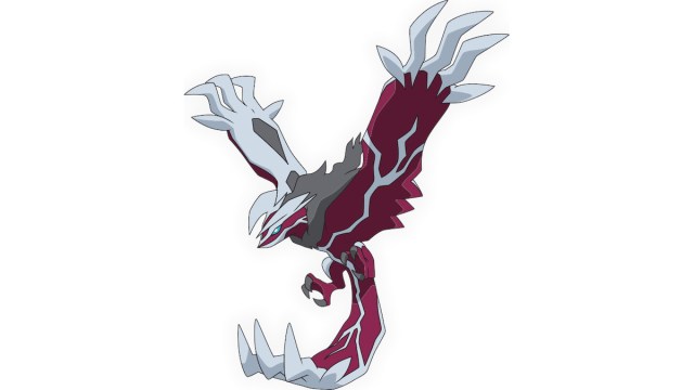 Shiny Yveltal in Pokemon. 