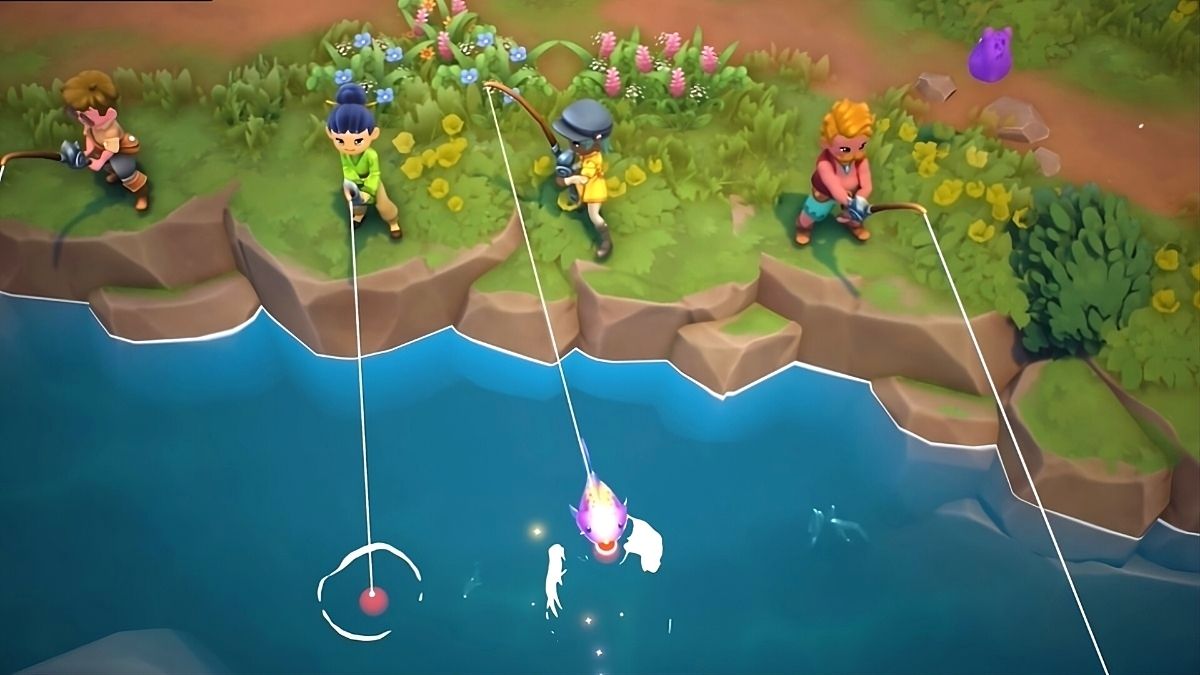 Fae Farm fishing